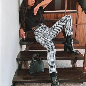 Princess Polly Gingham Pants US 8